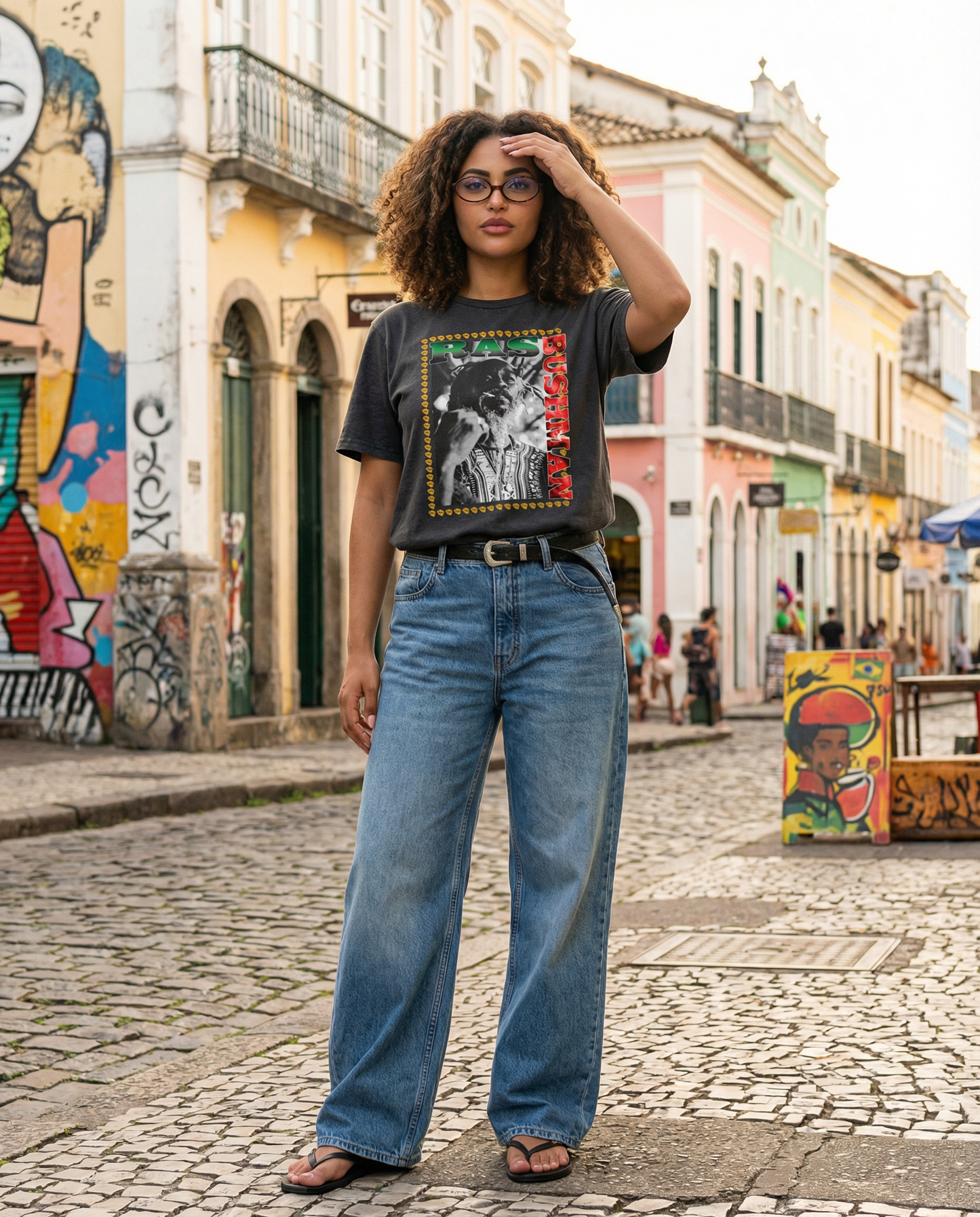 Ras Bushman Legend Tee – Rastafari Heritage Streetwear | DFFRNTWRLD®