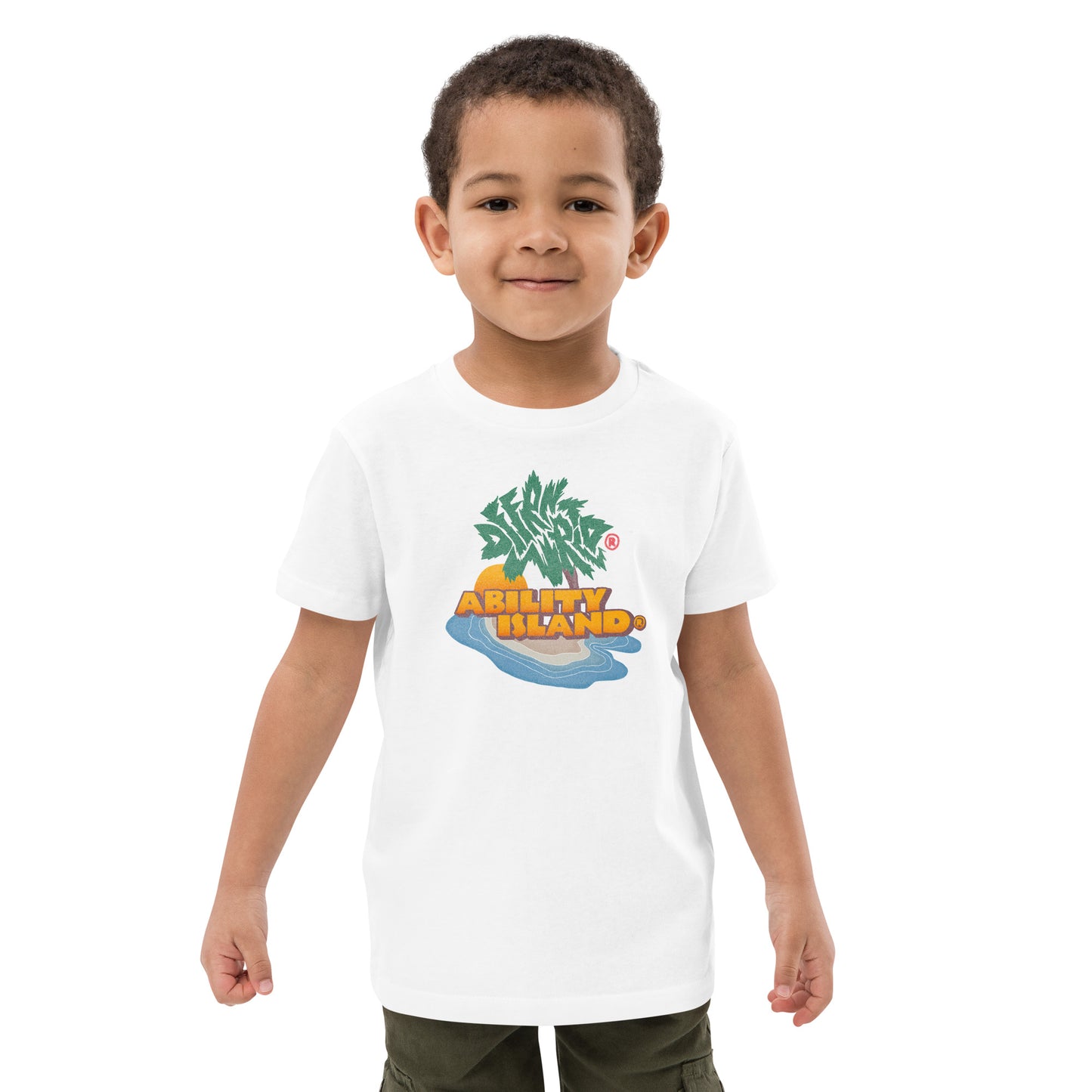 DFFRNTWRLD® Ability Island - Organic cotton kids t-shirt