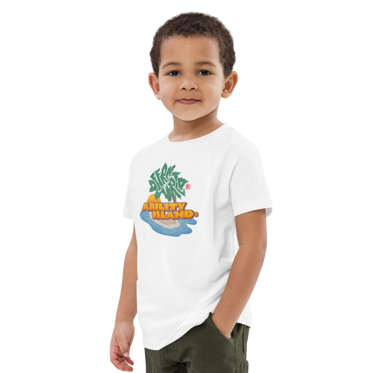 DFFRNTWRLD® Ability Island - Organic cotton kids t-shirt