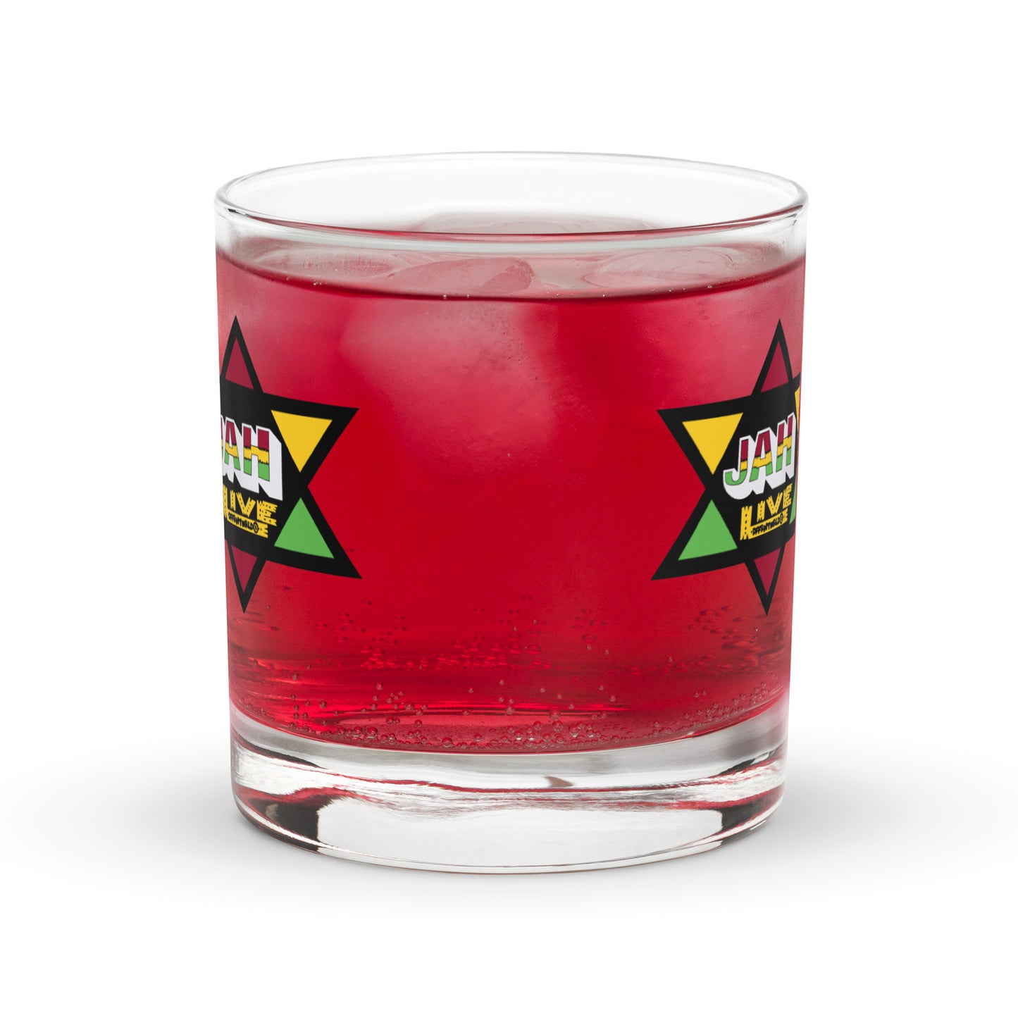 DFFRNTWRLD® Jah Live Roots Tonic Rocks glass