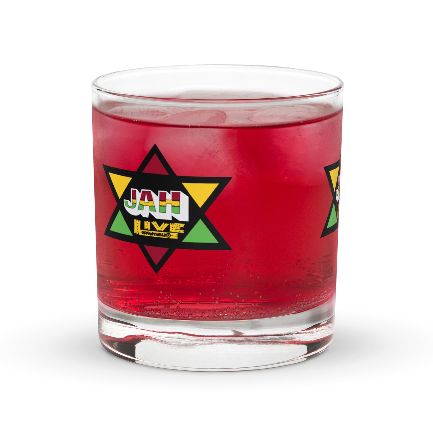 Jah Live Roots Tonic Rocks glass