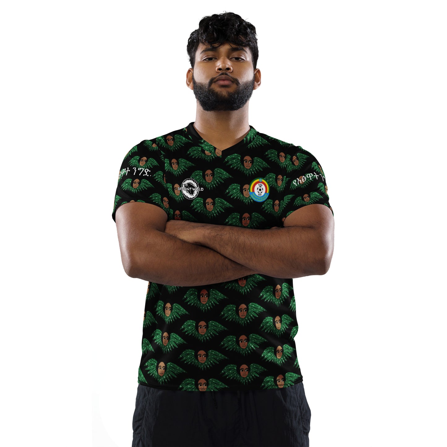 DFFRNTWRLD® Big Ethiopia Football Jersey