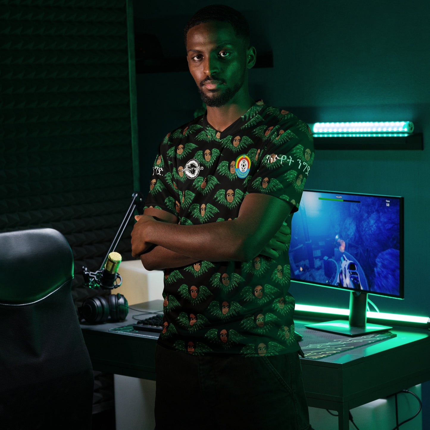 DFFRNTWRLD® Big Ethiopia Football Jersey