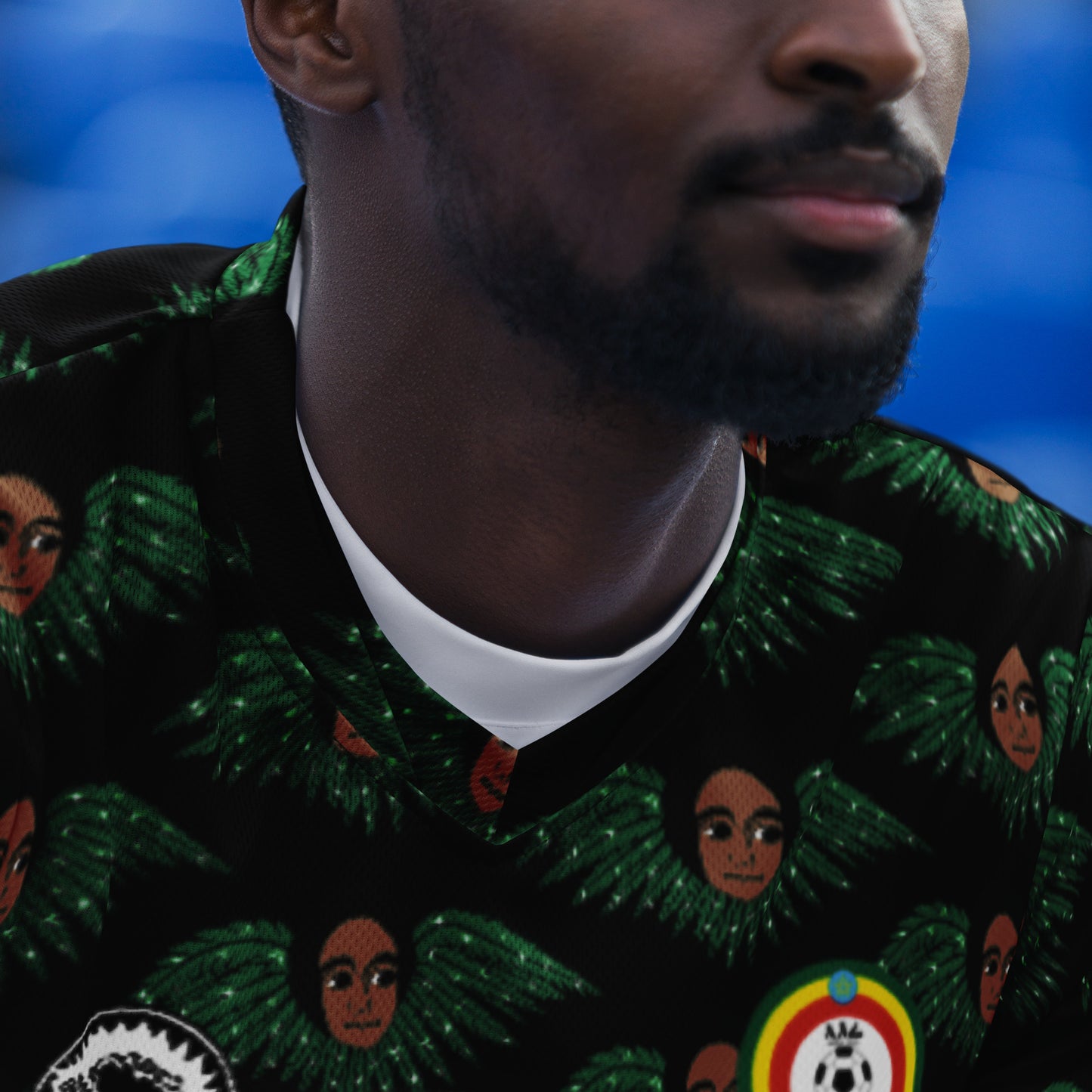 DFFRNTWRLD® Big Ethiopia Football Jersey