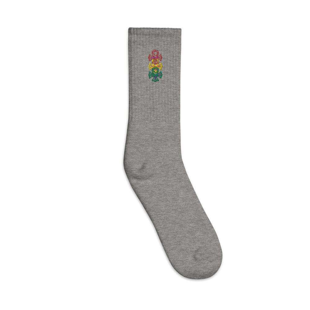 DFFRNTWRLD® Ankh Hearts - Ras Socks