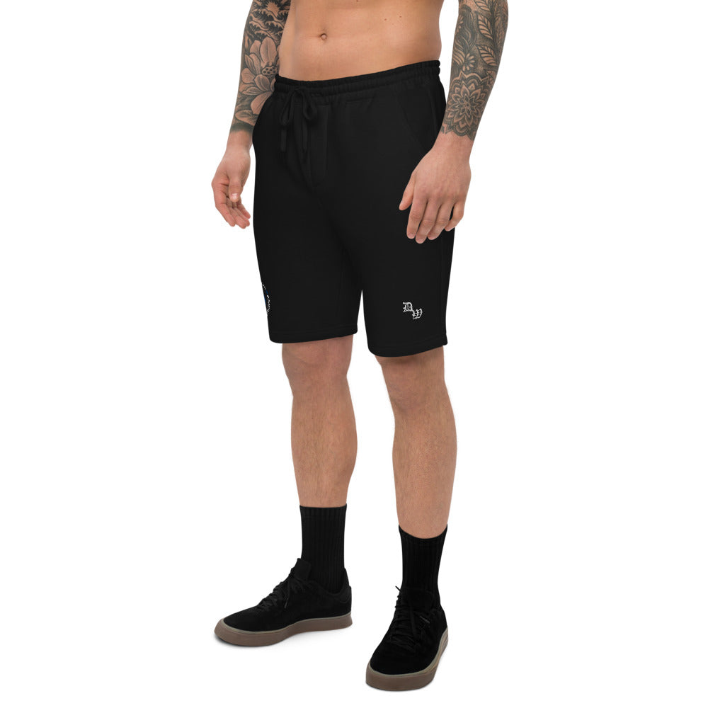 DFFRNTWRLD® Ankh Hearts Fleece Shorts