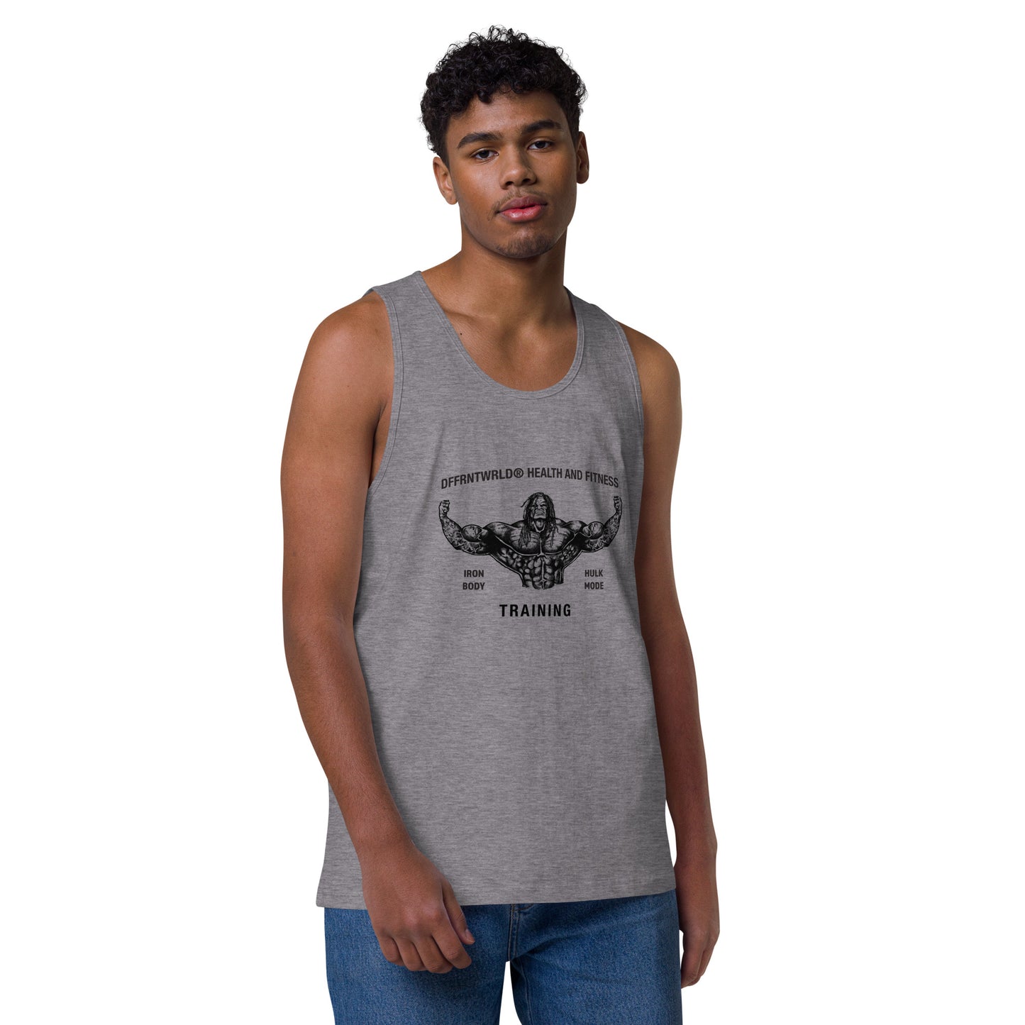 DFFRNTWRLD® Iron Body Gym Shirt