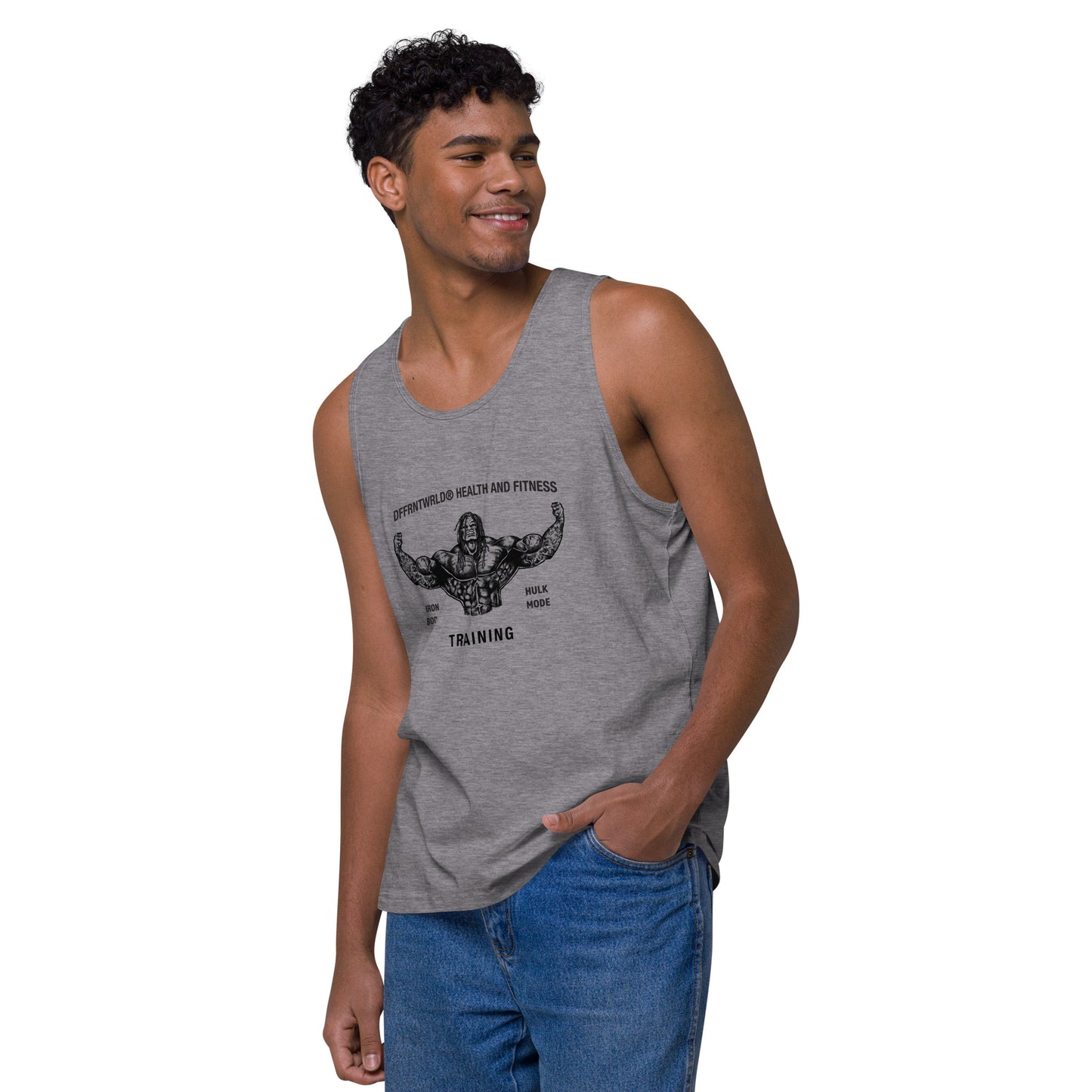 DFFRNTWRLD® Iron Body Gym Shirt