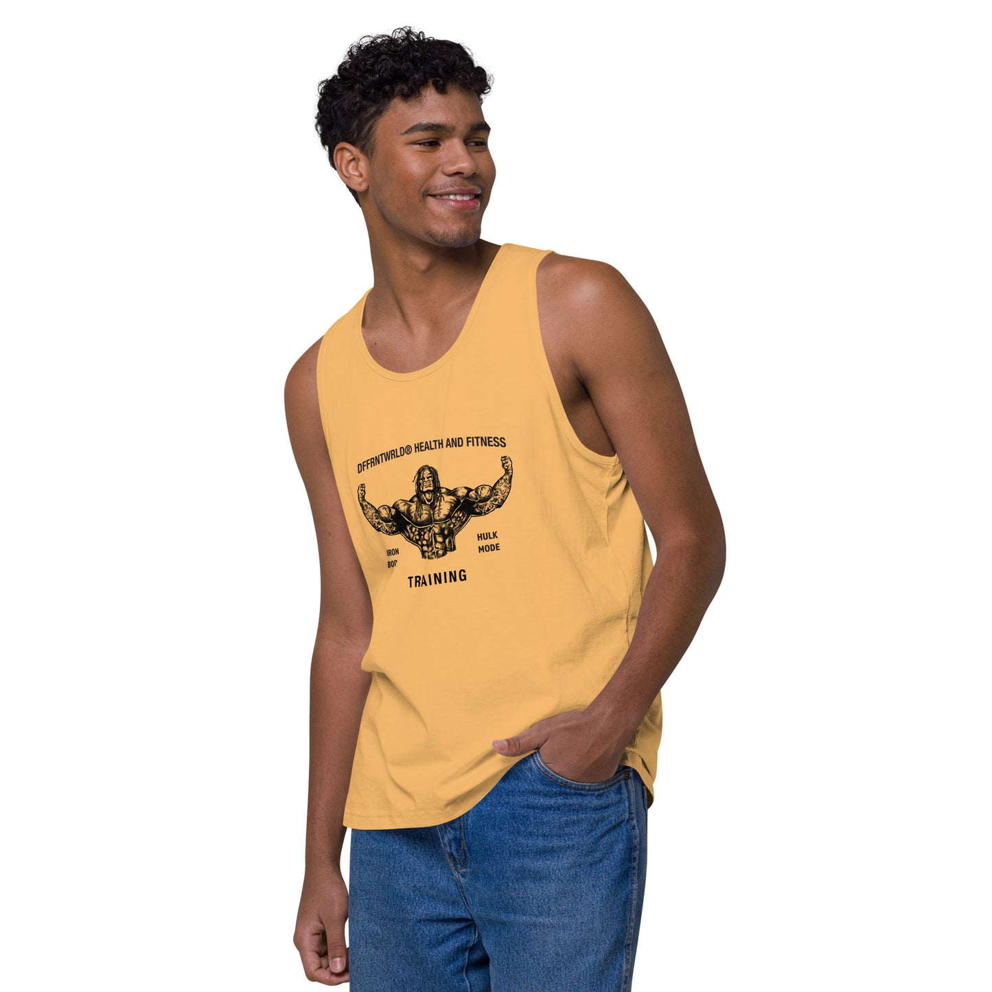 DFFRNTWRLD® Iron Body Gym Shirt