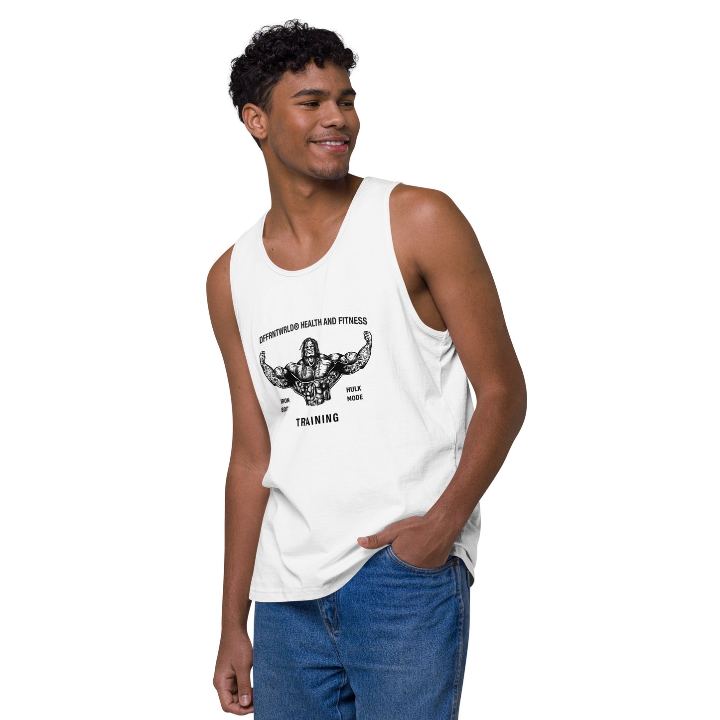 DFFRNTWRLD® Iron Body Gym Shirt