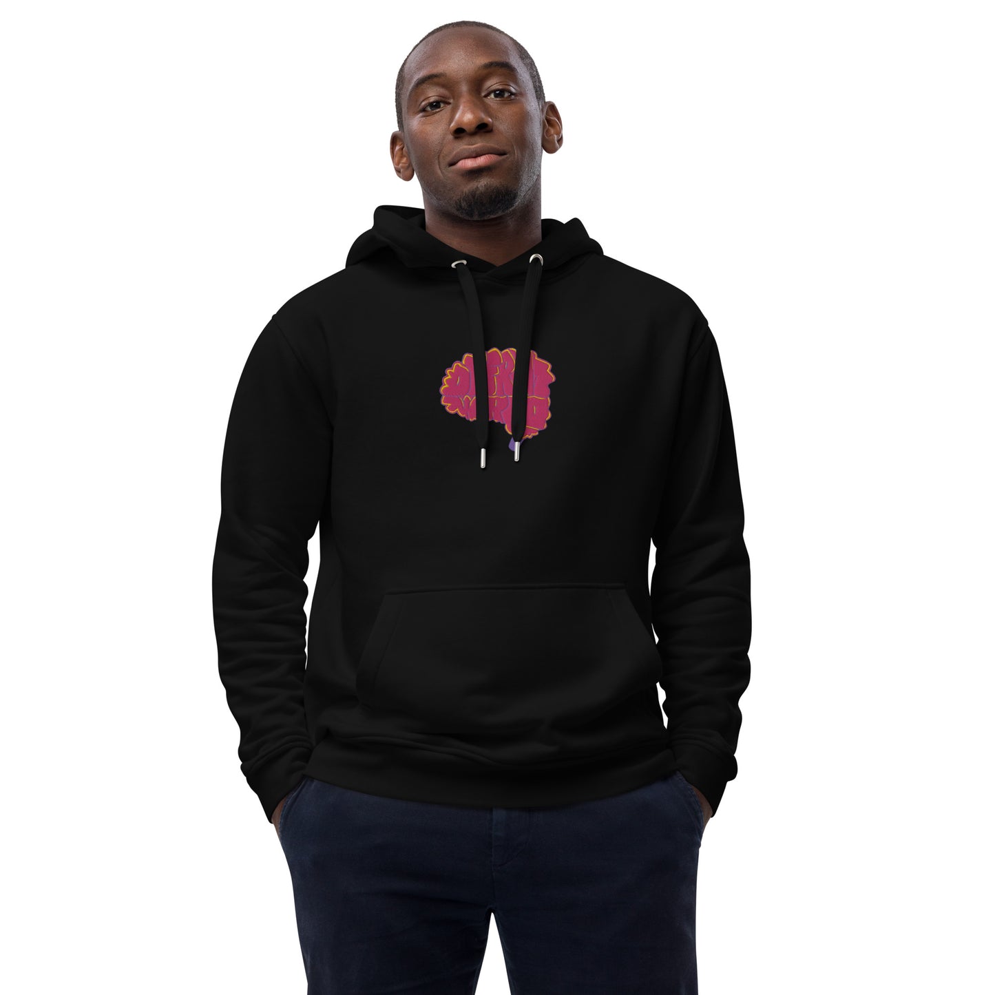 DFFRNTWRLD® Cerebral Focus - Embroidered eco hoodie