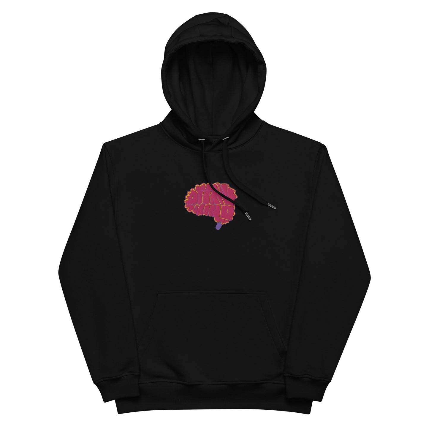 DFFRNTWRLD® Cerebral Focus - Embroidered eco hoodie