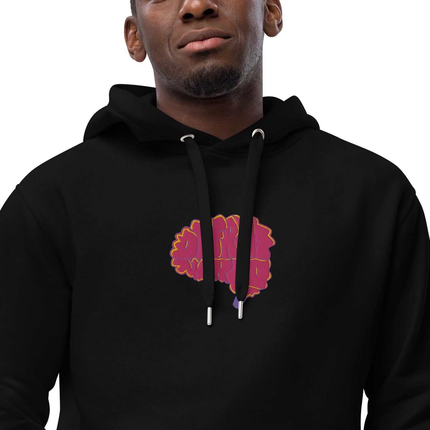 DFFRNTWRLD® Cerebral Focus - Embroidered eco hoodie