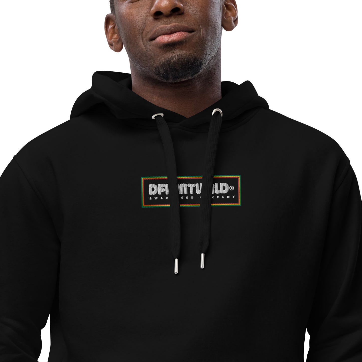 DFFRNTWRLD® Awareness Company - Embroidered eco hoodie
