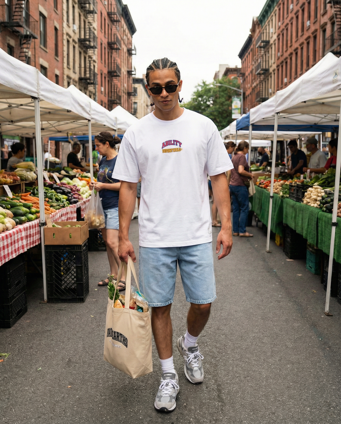 ABILITY – Embroidered Organic Cotton T-Shirt by DFFRNTWRLD® | Limited 2026 Drop