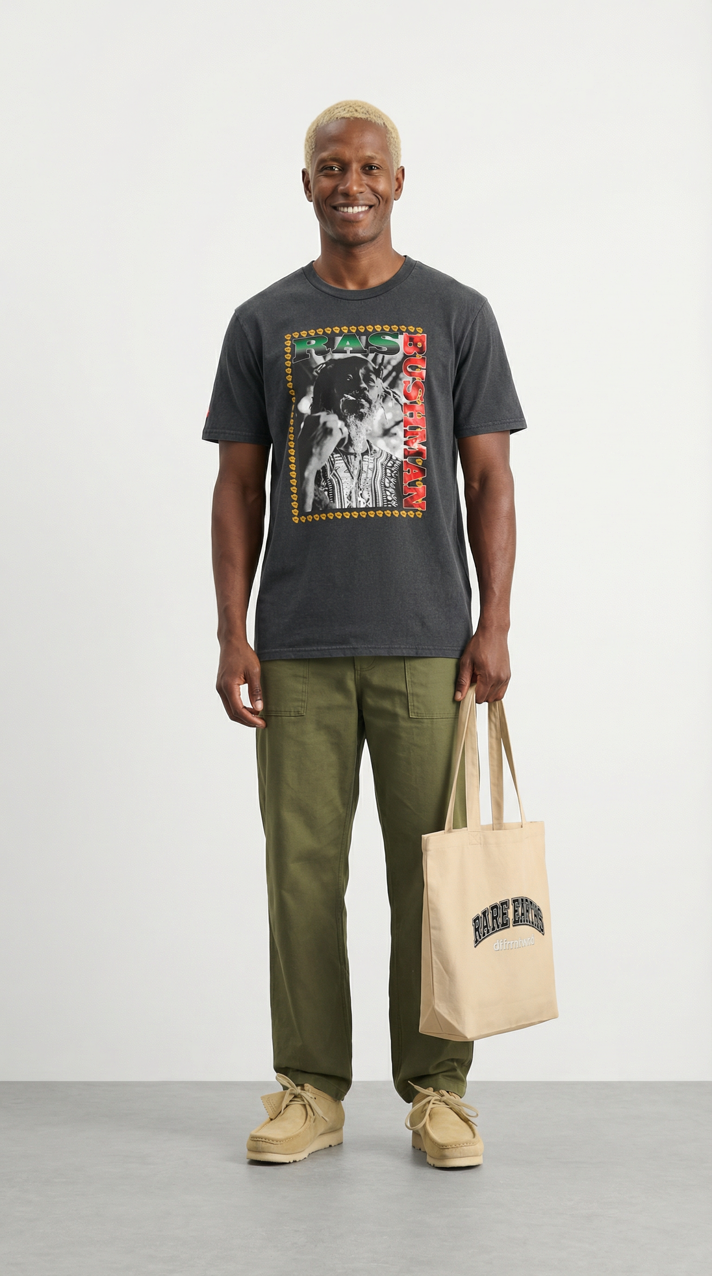 Ras Bushman Legend Tee – Rastafari Heritage Streetwear | DFFRNTWRLD®