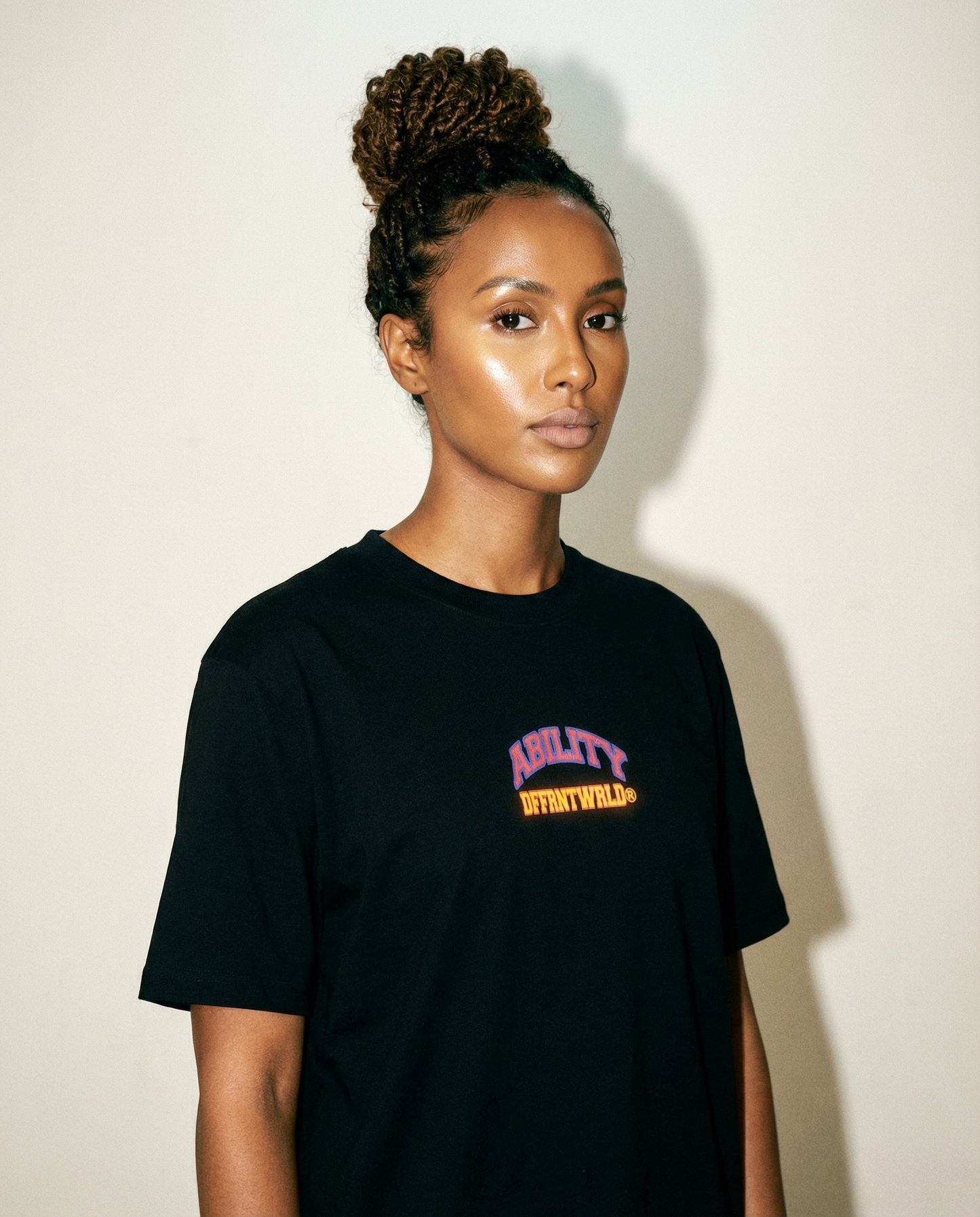 ABILITY – Embroidered Organic Cotton T-Shirt by DFFRNTWRLD® | Limited 2026 Drop