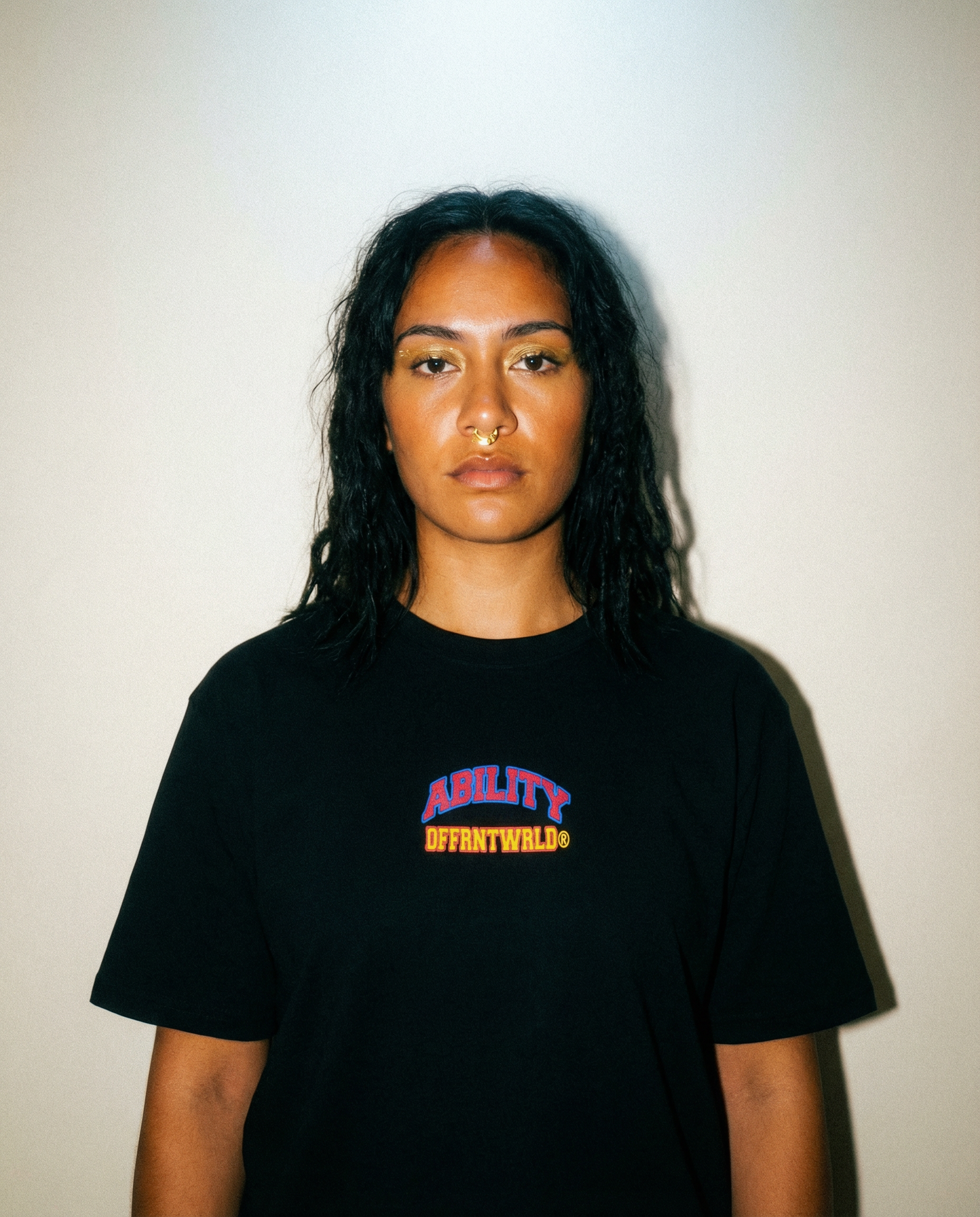ABILITY – Embroidered Organic Cotton T-Shirt by DFFRNTWRLD® | Limited 2026 Drop