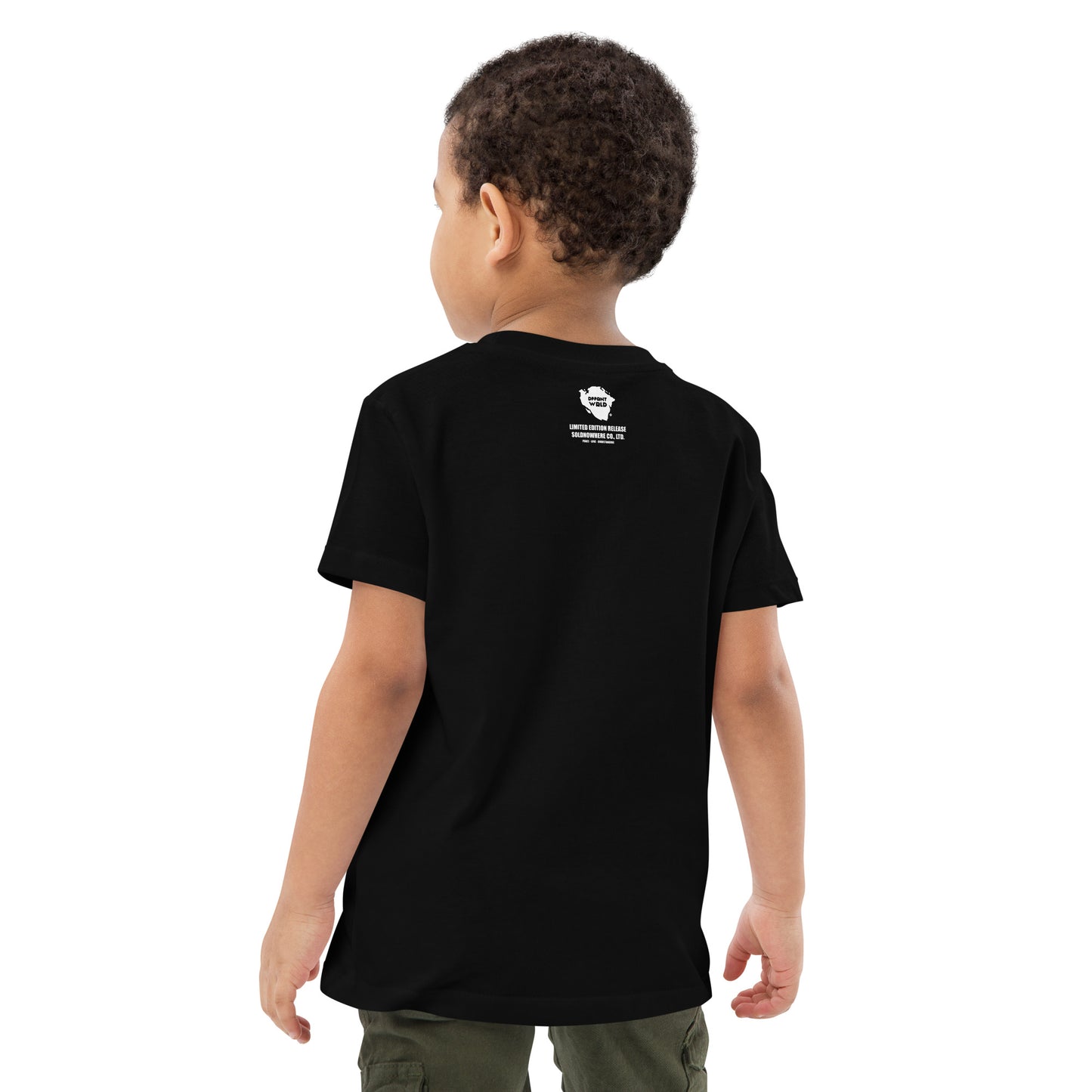 DFFRNTWRLD® Baby Olmec x Ability Island BB - Organic cotton kids t-shirt