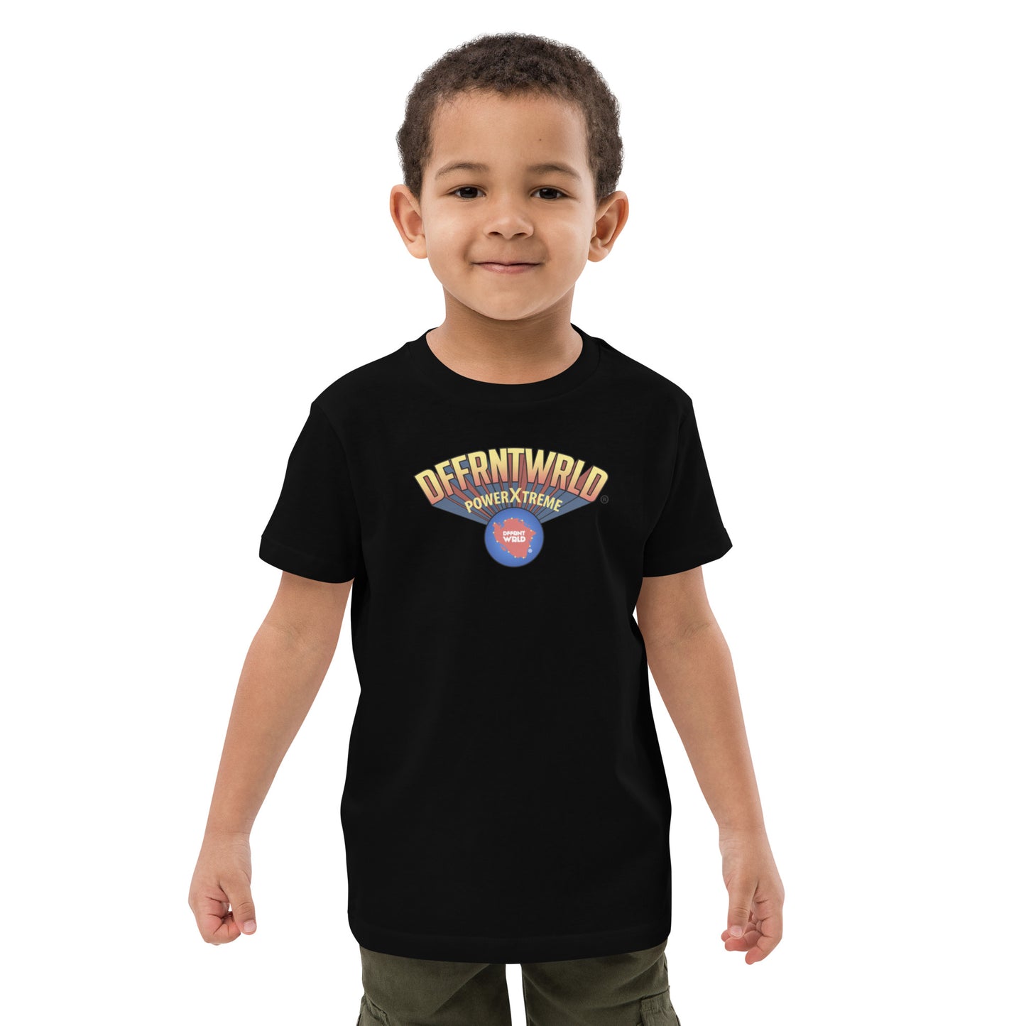 DFFRNTWRLD® Power Xtreme! - Organic cotton kids t-shirt