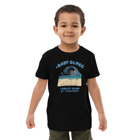 DFFRNTWRLD® Baby Olmec x Ability Island BB - Organic cotton kids t-shirt