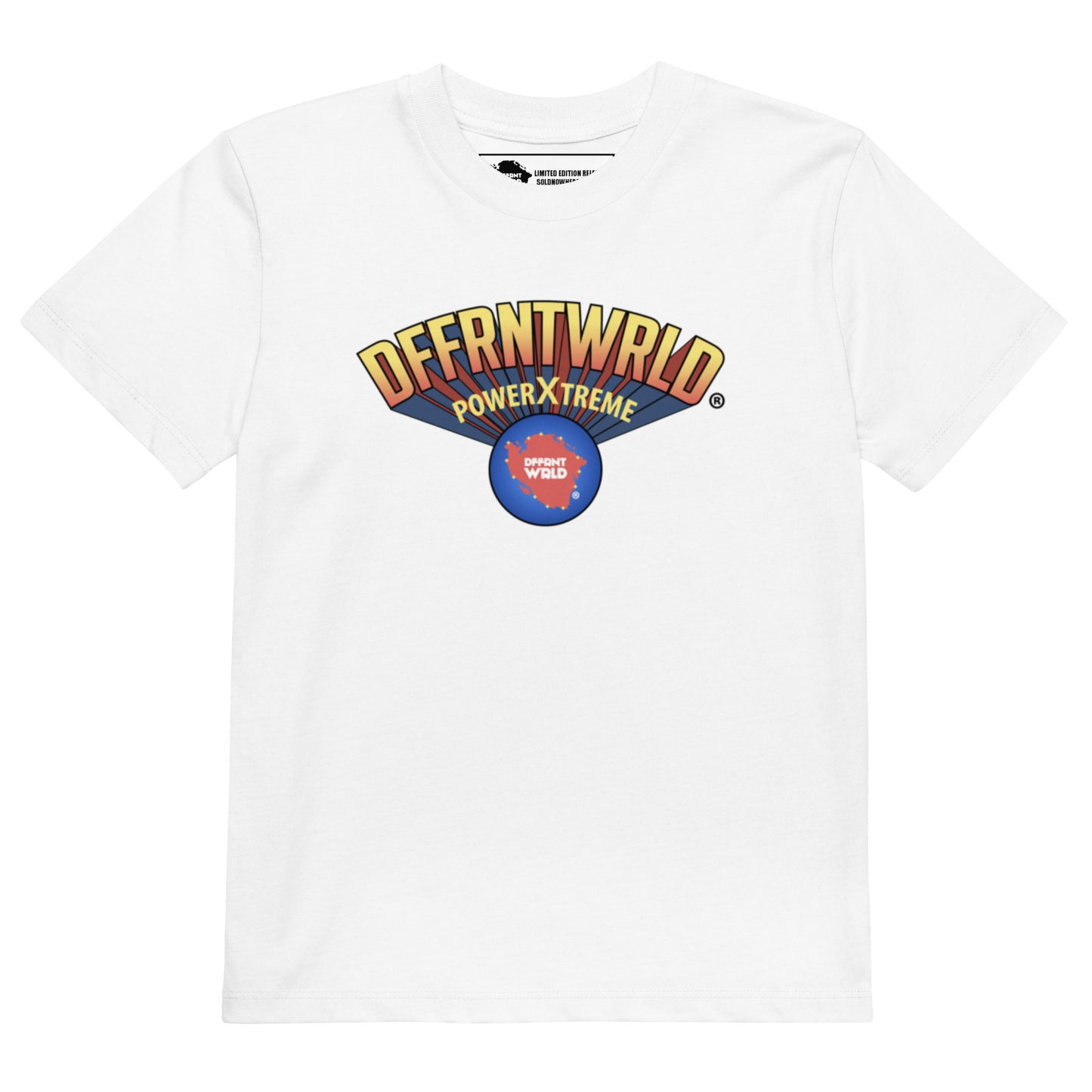 DFFRNTWRLD® Power Xtreme! - Organic cotton kids t-shirt