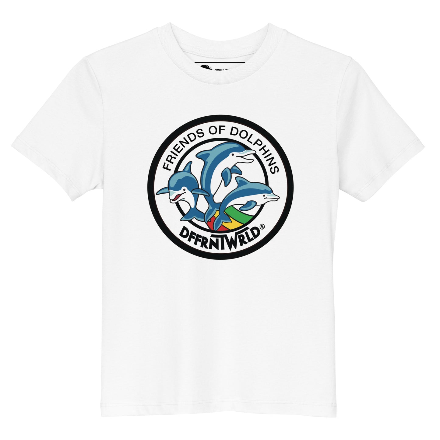 DFFRNTWRLD® Dolphin Friends - Organic cotton kids t-shirt