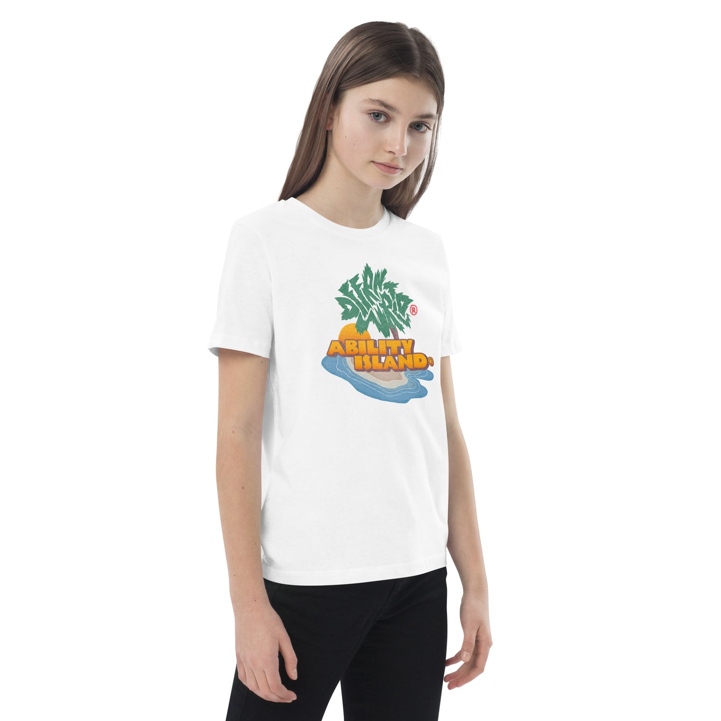 DFFRNTWRLD® Ability Island - Organic cotton kids t-shirt