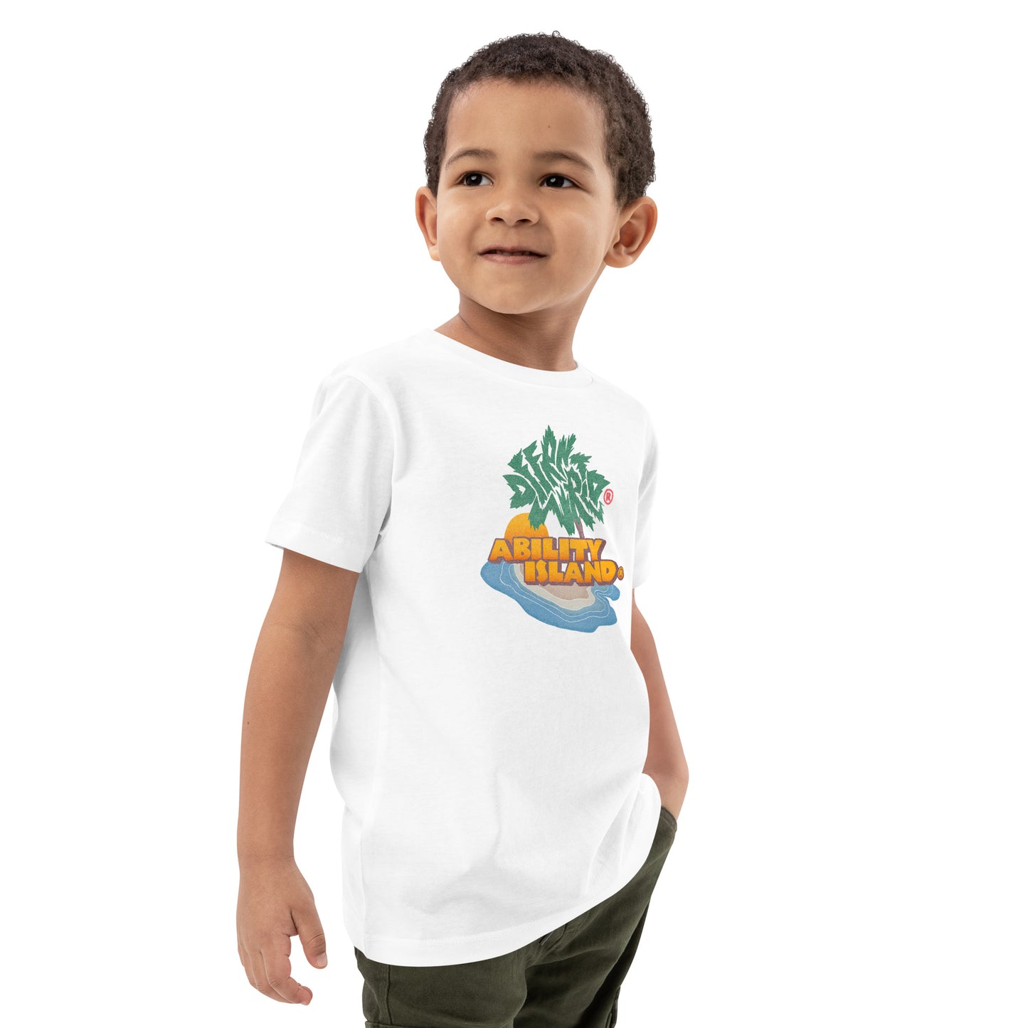 DFFRNTWRLD® Ability Island - Organic cotton kids t-shirt