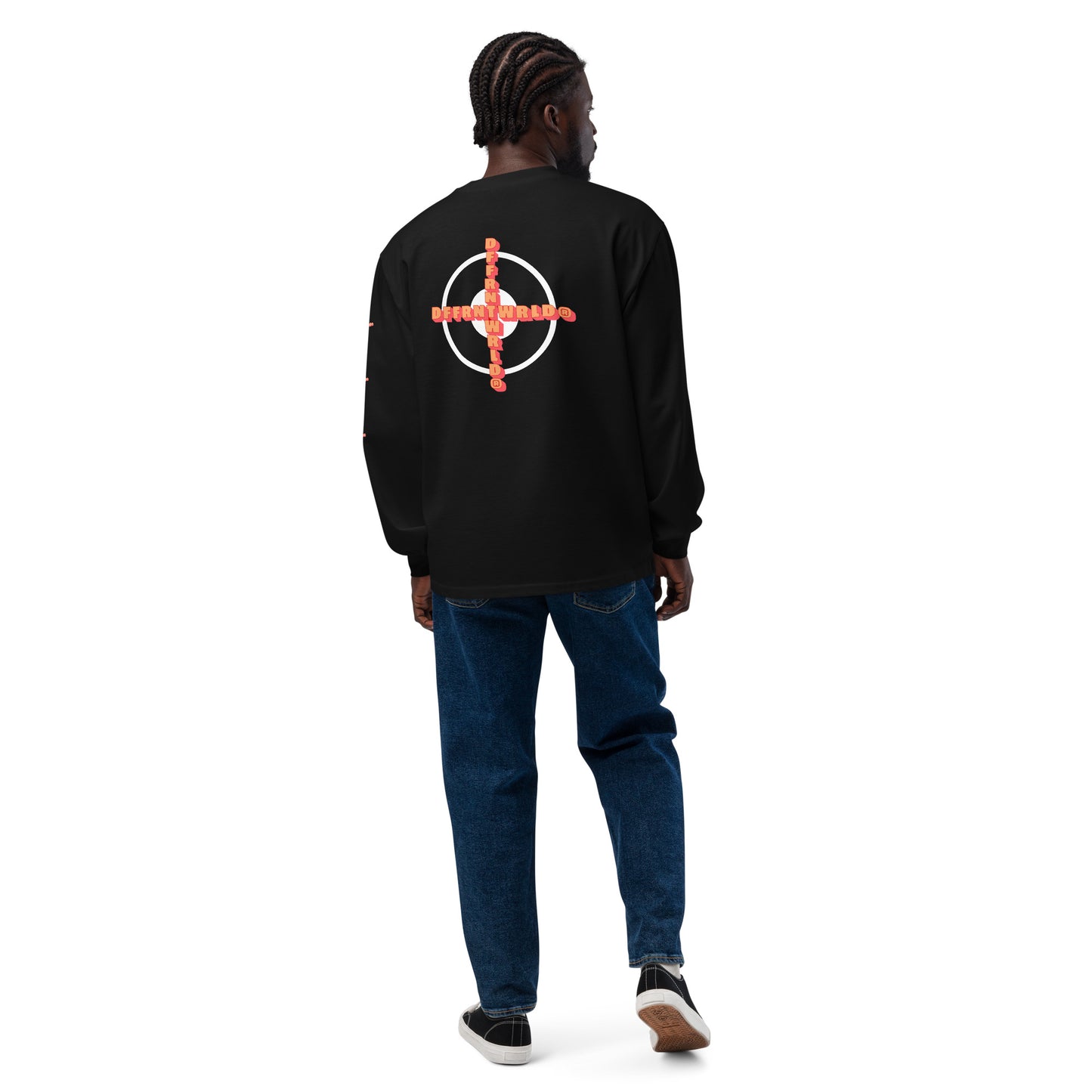 DFFRNTWRLD® Sharpshooter Premium heavyweight long sleeve shirt