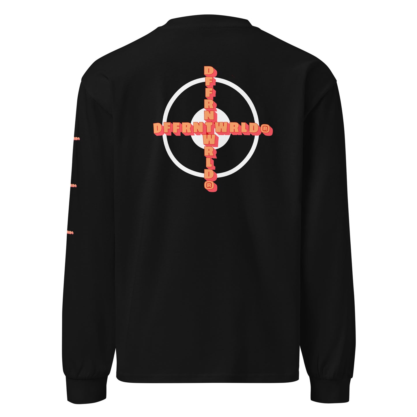 DFFRNTWRLD® Sharpshooter Premium heavyweight long sleeve shirt