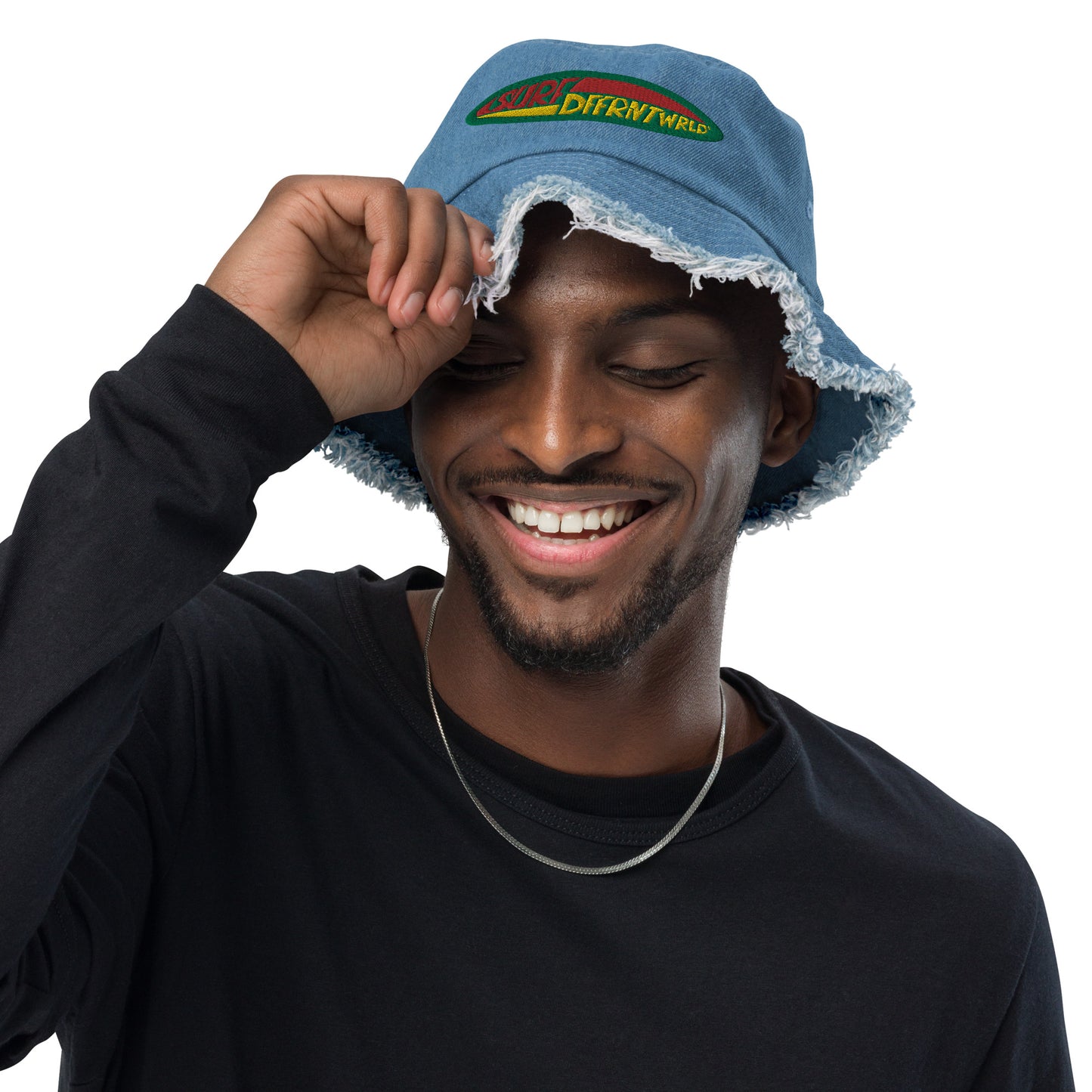 DFFRNTWRLD® Surf - Roughian Denim Bucket Hat