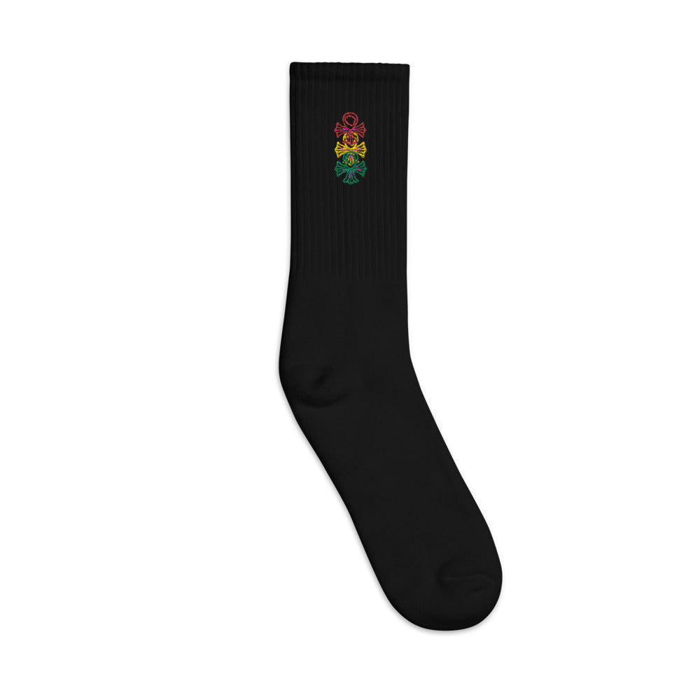 DFFRNTWRLD® Ankh Hearts - Ras Socks