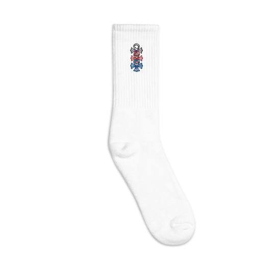 DFFRNTWRLD® Ankh Hearts -  NWA Socks