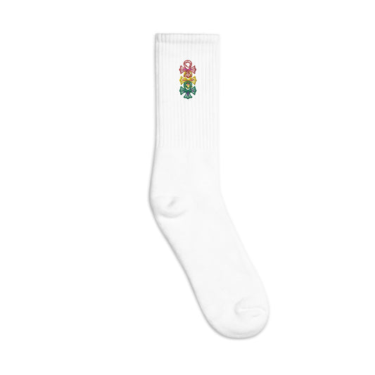 DFFRNTWRLD® Ankh Hearts - Ras Socks