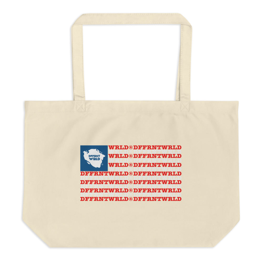 DFFRNTWRLD® Nation Flag - Organic tote bag