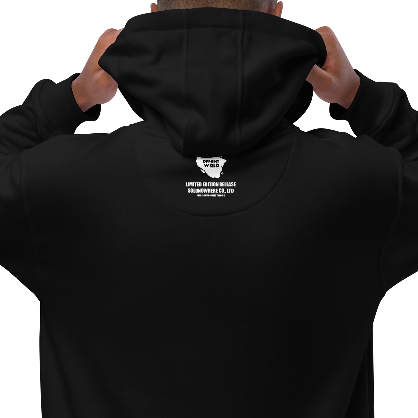 DFFRNTWRLD® Cerebral Focus - Embroidered eco hoodie