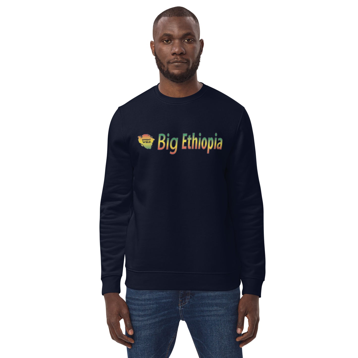 DFFRNTWRLD® Big Ethiopia eco Crewneck