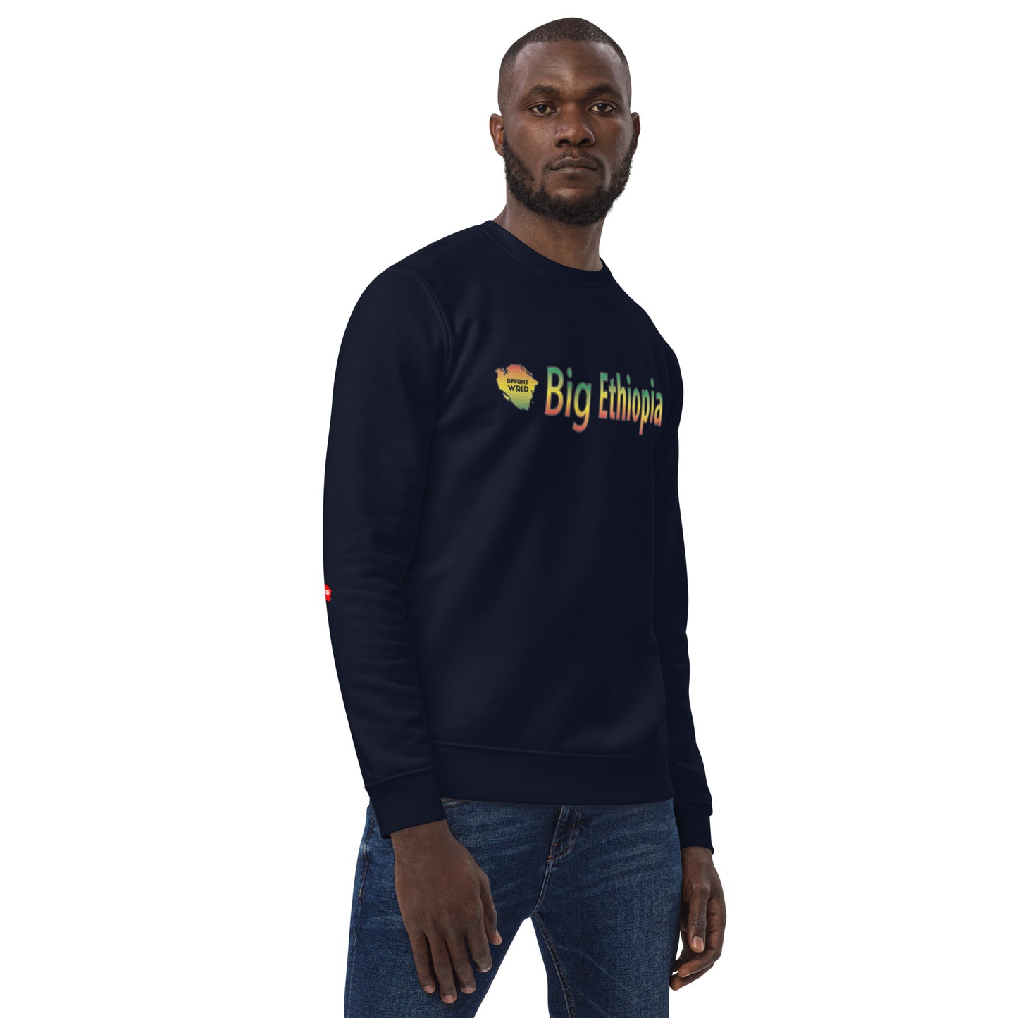 DFFRNTWRLD® Big Ethiopia eco Crewneck